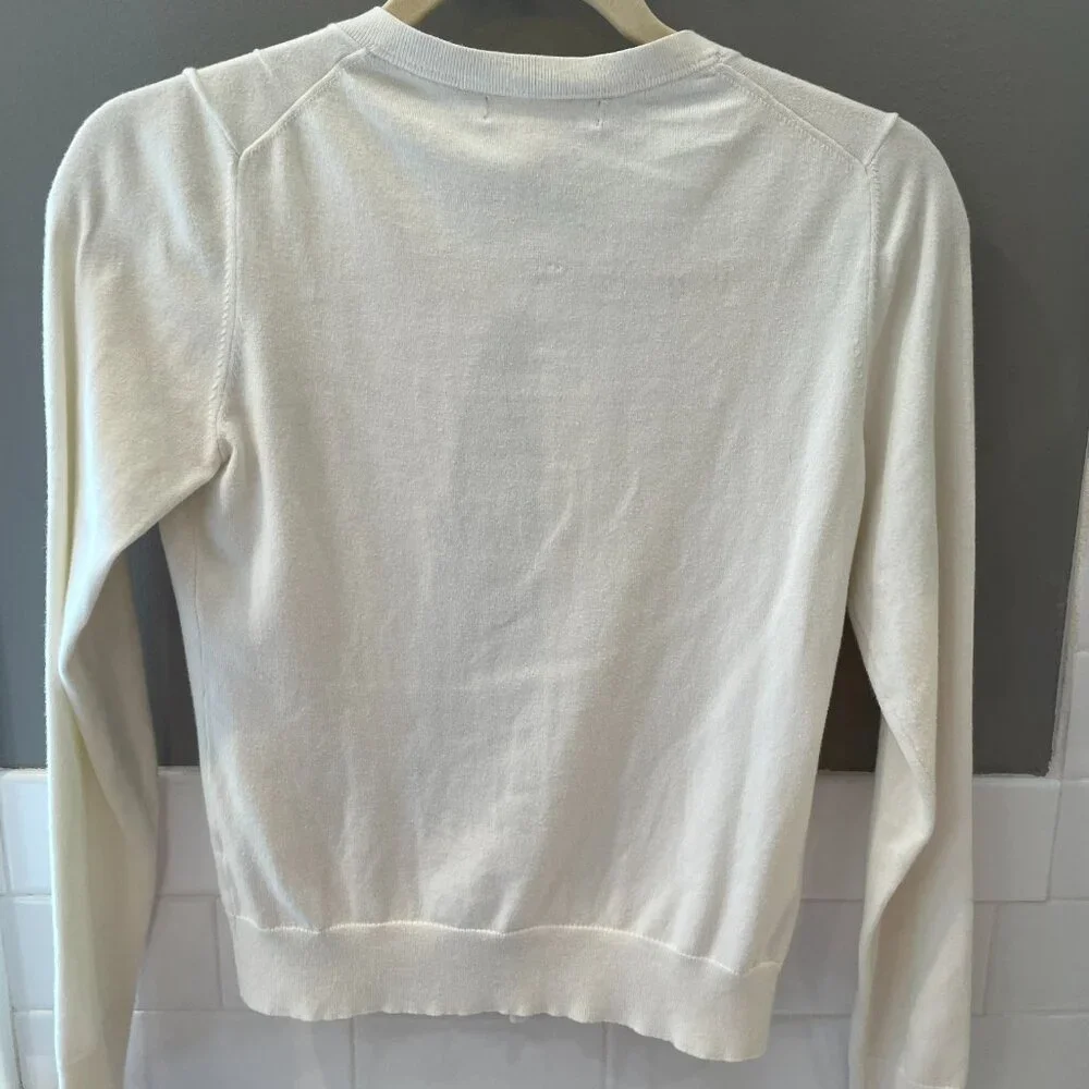 Banana Republic Women's Lightweight White Cardigan | S - Picture 3 of 4